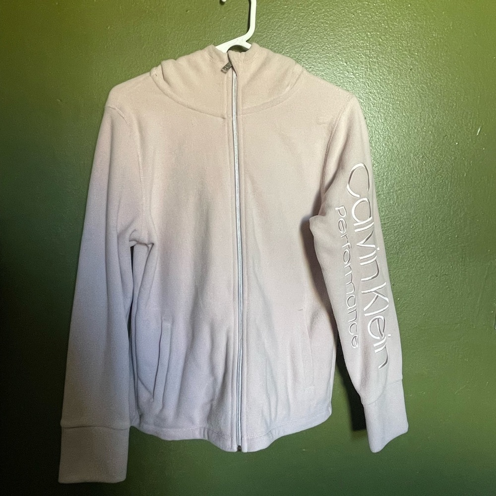 Light pink M sweater/jacket